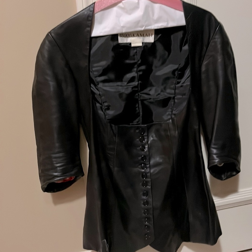 COPY - 18008 KAMALI BLACK LEATHER JACKET